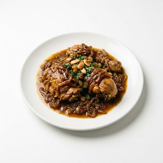 Tajine De Pollo, Cebolla Caramelizada