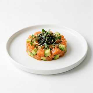 Tartar de salmón