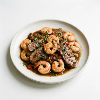 Ternera Con Gambas