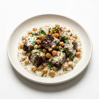 Ternera con garbanzos