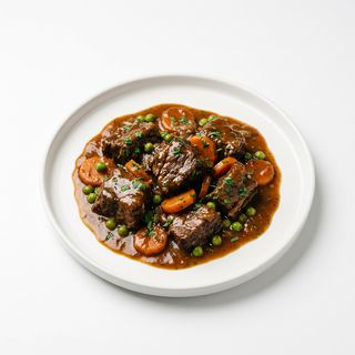 TERNERA EN SALSA CON VERDURAS 