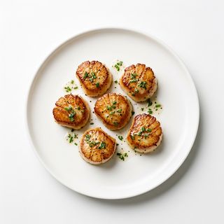 Vieiras Salteadas Especiales De La Casa