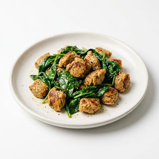 PALAK SOYA. CHUNKS 