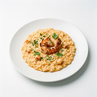 Risotto alla crema di scampi