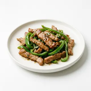 Cerdo Con Pimiento Verde