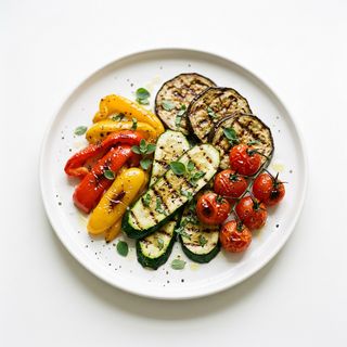 Piatto con verdure