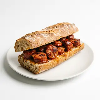 Bocadillo De Chorizo A La Plancha
