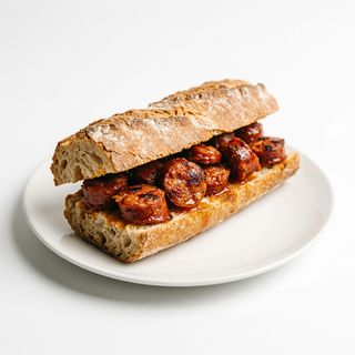 Bocadillo De Chorizo A La Plancha