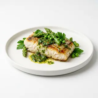 Merluza En Salsa Verde Con Verduras