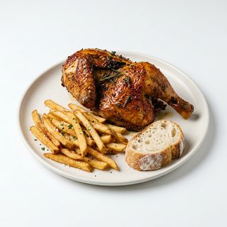 4. 1/2 Pollo A La Brasa Con Patatas