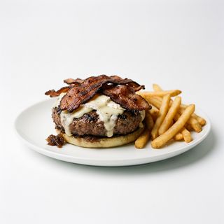 Plato 7 Hamburguesa De Buey Al Plato