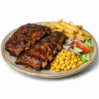 Costilla De Cerdo Asada Bbq