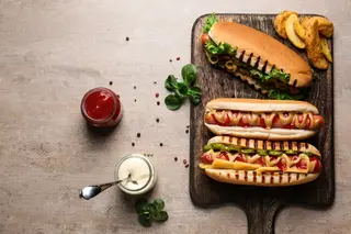 Hot Dog Cheese Con Patatas Fritas