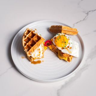 Fried Chicken & Hot Honey Waffle