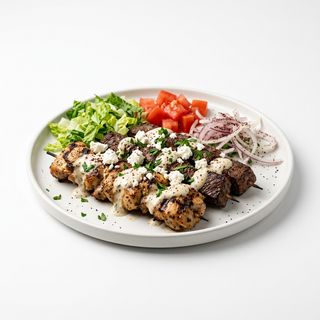 Box De Pollo Y Ternera Con Queso Cabra