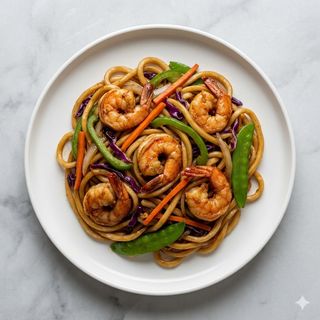 Ryż / Makaron / Udon z krewetkami