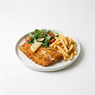 Filete de pescado empanado