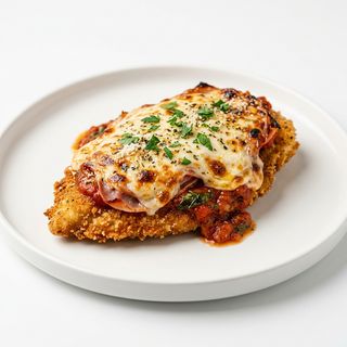 Milanesa De Pollo A La Napolitana