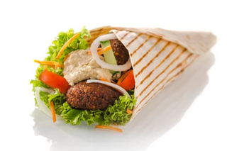 Falafel wrap
