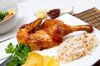 1/2 Pollo asado