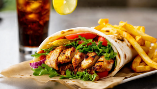 91.Pan pita kebab solo carne