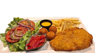 Pollo Katsu Y Patatas Fritas