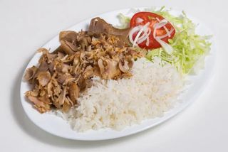 Plato Kebab Con Arroz