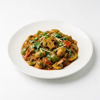 Champiñones Karahi