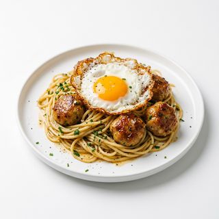 Tallarines De Albondigas De Cerdo 福鼎肉片面