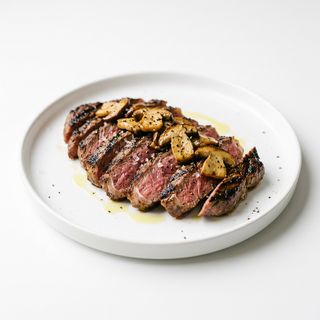 Tagliata ai funghi porcini
