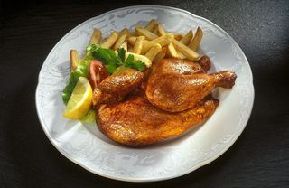 Frites Au Poulet