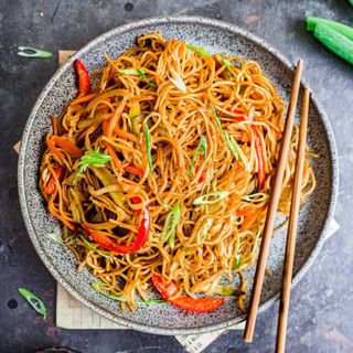 Vegetable Hakka Noodles