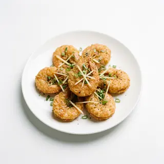 Langostinos fritos estilo cantonés