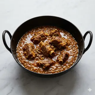 CORDERO CON LENTEJAS (LAMB DAAL) 