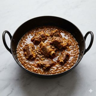 CORDERO CON LENTEJAS (LAMB DAAL) 