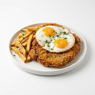 Milanesa A Caballo