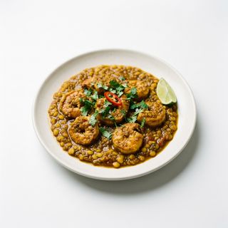 Gambas dansak (agridulce)
