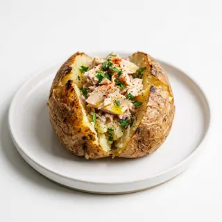 Patata Asada Con Atún
