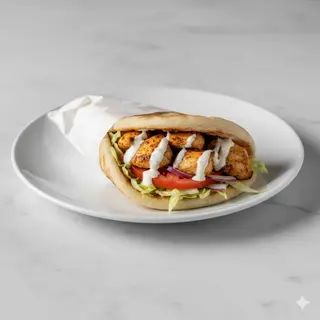 Döner Kebab Con Queso De Cabra