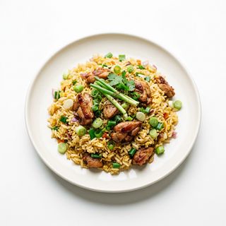 58.Riso saltato alla vietnamita con pollo 越南鸡肉饭
