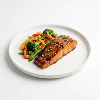 Salmón Lacado (Ración)