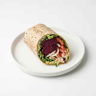 Wrap De Falafel De Remolacha