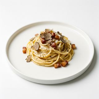 Espaguetti Carbonara Tartufata