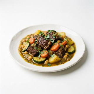 Tajine manzo e verdure