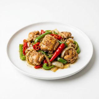 Pollo Con Guindillas
