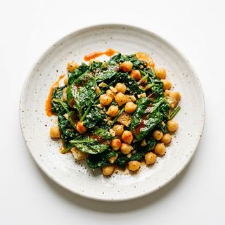 Espinacas Con Garbanzos