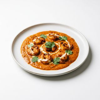 Krewetki Tikka Masala