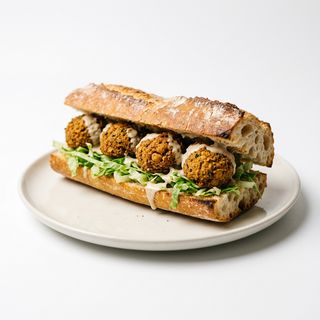 Bocadillo Con Falafel