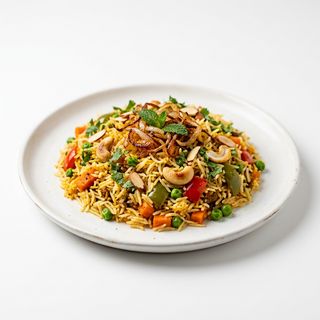Verduras biryani