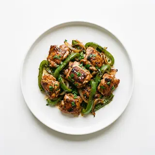 Pollo Con Pimientos Verdes